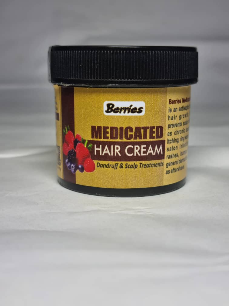 Berries Medicated Hair Cream - 75g