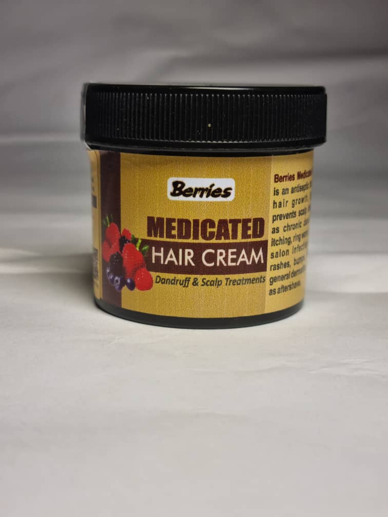 Berries Medicated Hair Cream - 75g - Image 2
