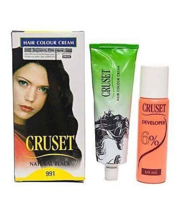 Cruset Natural Black Hair Color Dye