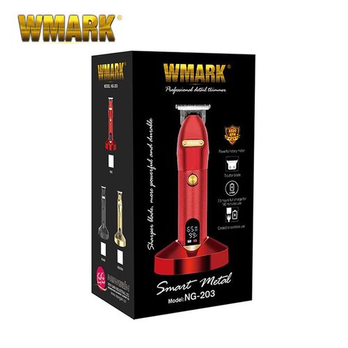 WMARK Cordless Hair Detail Trimmer With Charging Stand