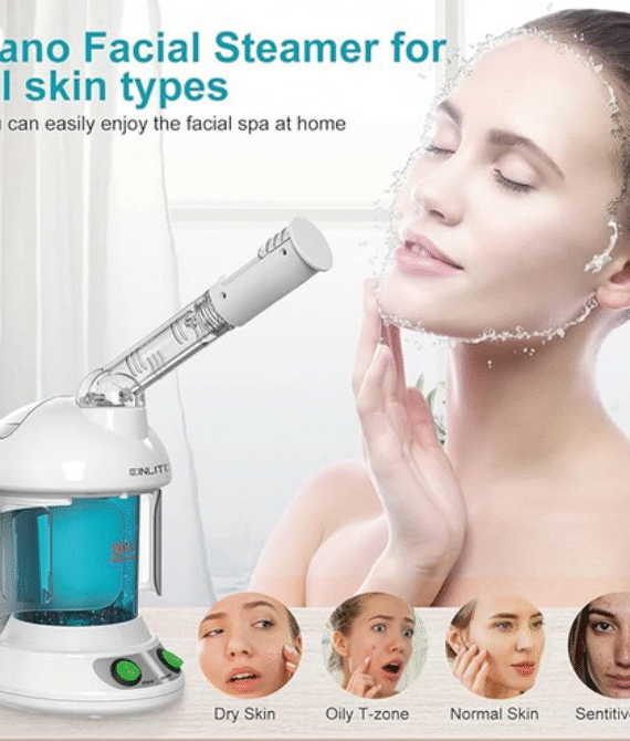 Facial Steamer – Ozone Steamer with 360° Rotatable Arm