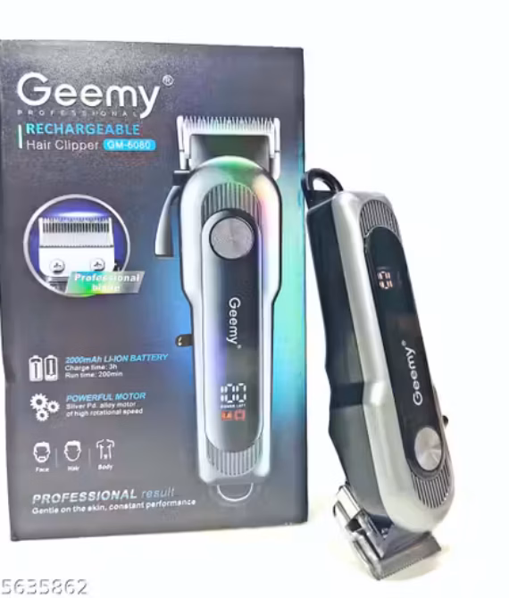  GEEMY PROFESSIONAL RECHARGEABLE HAIR CLIPPER
