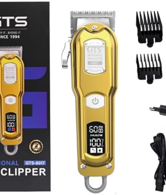 GTS Professional Digital Rechargeable Hair Clipper- GTS-6017