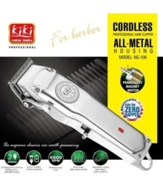Kiki Professional Hair Clipper ALL-METAL  NG-106