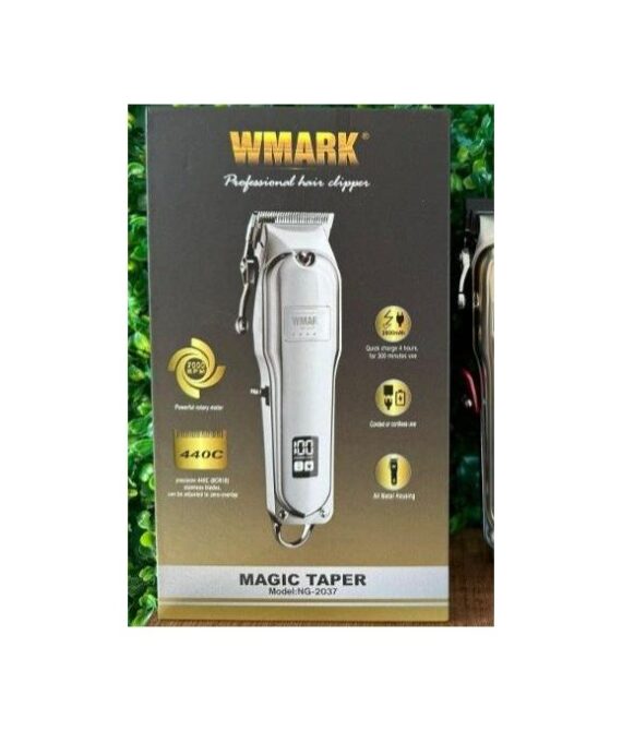 WMARK All Metal Rechargeable Hair Clipper With LED Display NG-2037